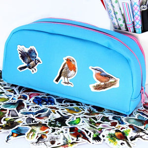 Planet Gates Cute Stickers Pack Kawaii Birds Aesthetic Stationery Supplies Lot Office School Teacher Scrapbooking Supplies Korean Paper Txt