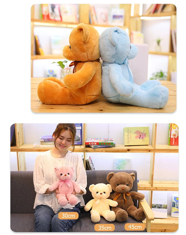 Planet Gates Cute Teddy Bear Plush Soft Stuffed Bear Animal Toy Plushie Kawaii Cat Baby Sleeping Toys Home Decor For Kids Girl Gifts