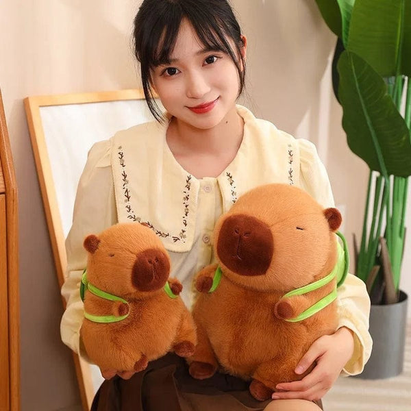 Planet Gates Cute Turtle Backpack Capibara Strawberry Hat Capybara Plush Toy Stuffed Animals Soft Doll Kids Toys Birthday Gift Pendant Decor