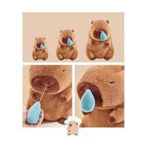 Planet Gates Cute Turtle Backpack Capibara Strawberry Hat Capybara Plush Toy Stuffed Animals Soft Doll Kids Toys Birthday Gift Pendant Decor