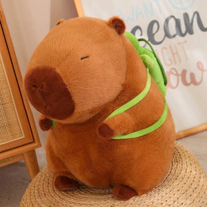 Planet Gates Cute Turtle Backpack Capibara Strawberry Hat Capybara Plush Toy Stuffed Animals Soft Doll Kids Toys Birthday Gift Pendant Decor