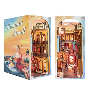 Planet Gates CUTEBEE Puzzle 3D DIY Book Nook Kit Eternal Bookstore Wooden Dollhouse with Light Magic Pharmacist Building Model Toys for Gifts