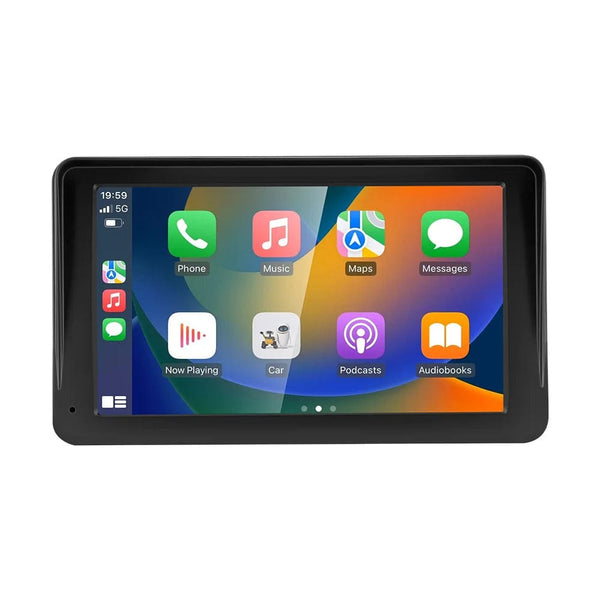 Planet Gates CVBS Cam TF Card / france CarPlay Android Auto Sync date Time Car Radio Multimedia Video Player 7inch Portable Touch Screen With USB AUX For Rear View