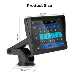 Planet Gates CVBS Cam TF Card / france CarPlay Android Auto Sync date Time Car Radio Multimedia Video Player 7inch Portable Touch Screen With USB AUX For Rear View