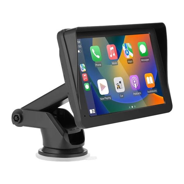 Planet Gates CVBS Cam TF Card / france CarPlay Android Auto Sync date Time Car Radio Multimedia Video Player 7inch Portable Touch Screen With USB AUX For Rear View