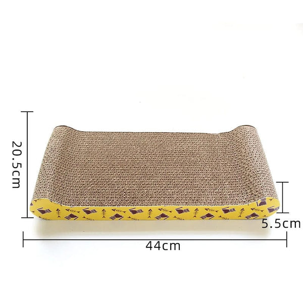 Planet Gates CW013-bone Cat Toys Pet Cat Scratching Board Corrugated Cardboard Pad Grinding Nails Interactive Protecting Furniture Cats Scratcher Toy