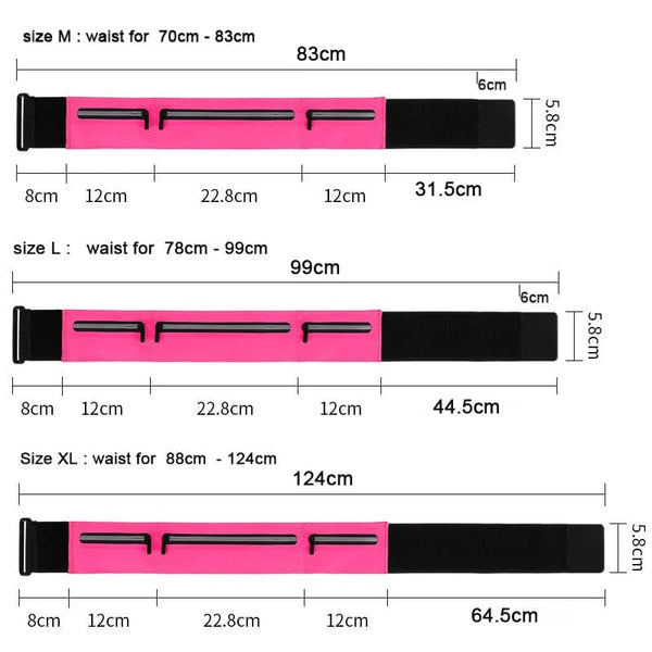 Planet Gates CWIKLES Belt Bag Mobile Cell Phone Bag for Running Men Running Bag Women Sport Fanny Pack Waterproof Jogging Gym Waist Bag Run