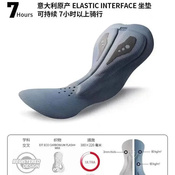 Planet Gates cycling pants  2 / XXL Italian Bicycle Seat Cushion Winter Thermal Fleece Cycling Bibs Pants Cycling Trousers Keep Warm Bike Gel Pad Pants Shockproof