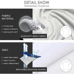 Planet Gates CYKLOPEDIA Men Short Sleeve Jersey Sets Ropa Ciclismo Hombre Summer Cycling Clothing Triathlon Bib Shorts Suit Bike Uniform
