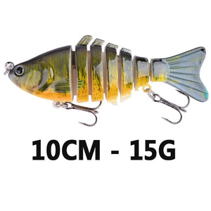 Planet Gates D 10CM 15G Aorace Fishing wobbler Lifelike  6/7 Segment Swimbait Crankbait Hard Bait Slow 10cm 17g 15g Isca Artificial Lures Fishing Tackle