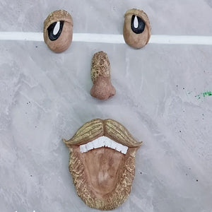 Planet Gates D 1pc, Creative Tree Face Pendant For Outdoor Garden Decoration