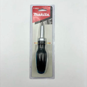 Planet Gates D-58833 Makita D-58833 Ratchet Screwdriver 1/4" 25mm PH2 Positive Negative Magnetic Poles Screw Hand Tool Attachments