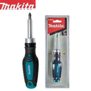 Planet Gates D-58833 Makita D-58833 Ratchet Screwdriver 1/4" 25mm PH2 Positive Negative Magnetic Poles Screw Hand Tool Attachments