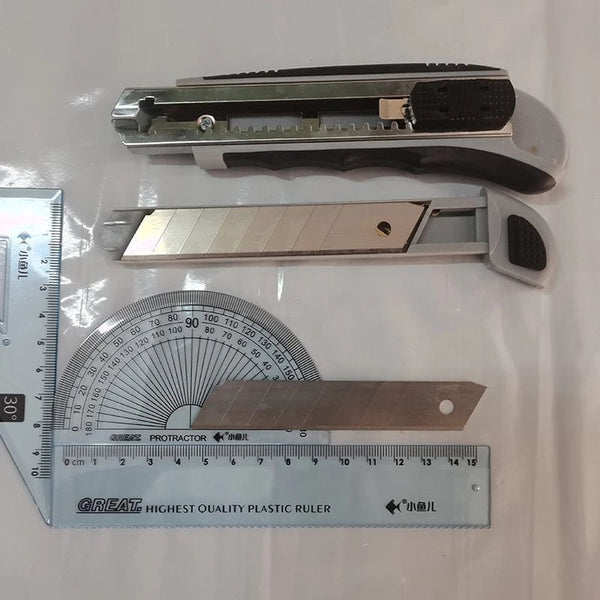 Planet Gates D-65713 Makita D-65713 Multifunctional Art Knife 8X Blades Easy Loading Household DIY Cropping Cutting Hand Tool