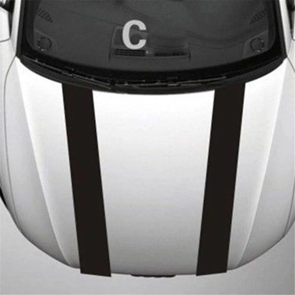 Planet Gates D / Blue Hood Car Sticker Personalized Stripe Stickers Auto Modified Body Sticker Hot-selling Car Accessories Decoration Covering Film