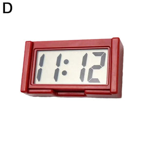 Planet Gates D / CN Large Screen Home Digital Display Car Clock Paste Electronic Mini Car Electronic Clock Automotive Supplies Simple Type