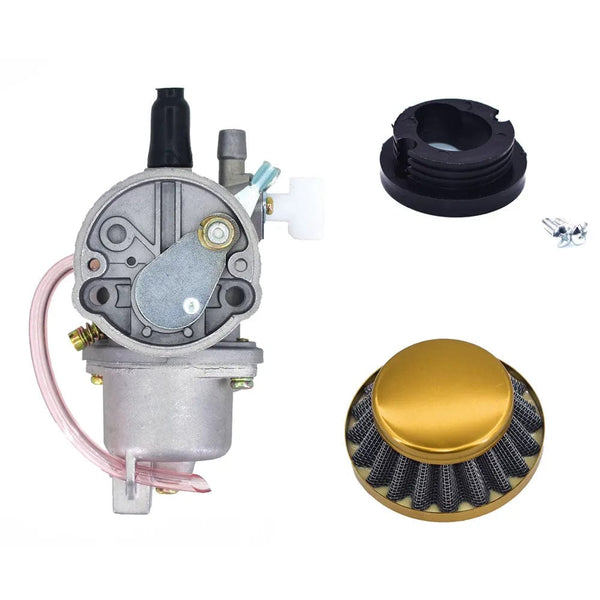 Planet Gates D / france Pocket Bike 47cc 49cc engine carb carburetor with Pod Air Filter  2 stroke for Mini Quad ATV Dirt Bike MiniMoto Go Kart Buggy