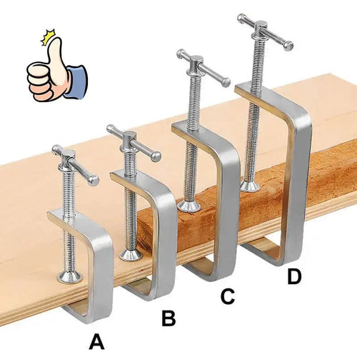 Planet Gates D G-type Woodworking Fixture Steel Strong F-clip Board Flat Steel Clamping Device C-type Rocker Carpentry DIY Fixed Clip
