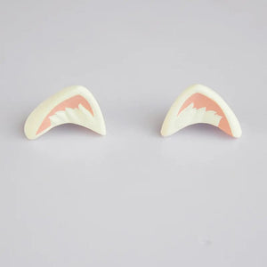 Planet Gates D OB11 Doll Magnet black Cat's ears White Rabbit Ears Replacement Head Accessories For Nendoroids, Obitsu 11, Gsc Head, 1/12 Bjd