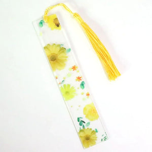 Planet Gates D Pretty Flower Acrylic Ruler Bookmarks with Tassels 14cm Ruler Bookmark Student Teacher Stationery School/office Supplies