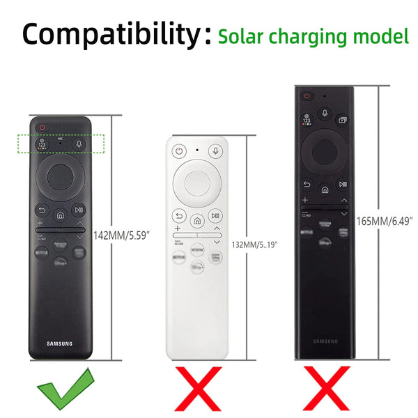 Planet Gates D Silicone Protective Cover for Samsung Smart TV Remote Control BN59-01432A/01432B/01432D/01432J/01436B Solar Cell Remote Case