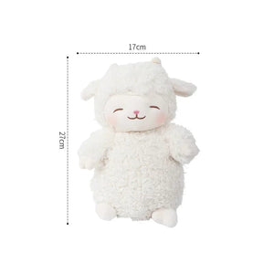 Planet Gates D Sweet White Sheep Lam Hold Tulip Flower Soft Stuffed Hug Doll Plush Toy Kid Girl Birthday Christmas Gift 1pc