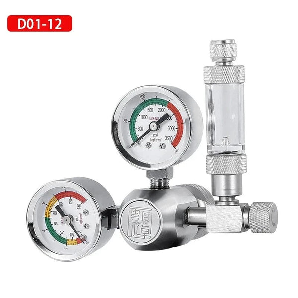 Planet Gates D01-12 / W21.8 ZRDR DIY Aquarium CO2 Regulator Magnetic Solenoid Kit Check Valve Fish Tank Accessories CO2 Control System Reactor Generator Set