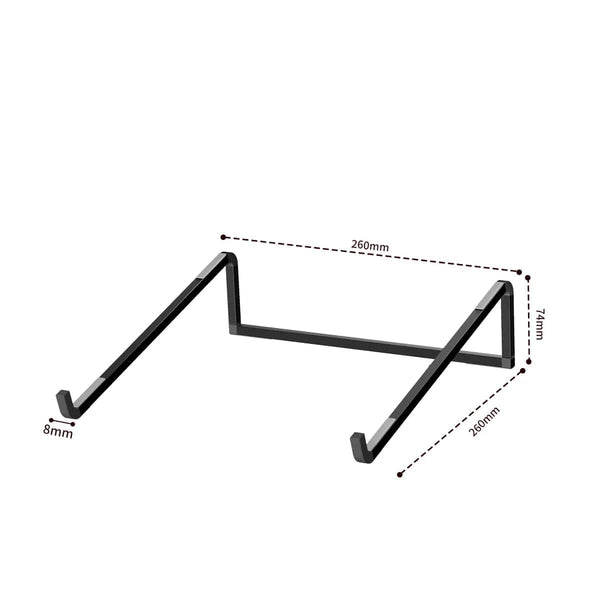 Planet Gates D0119-SILVER Laptop Stand For Macbook Folding Adjustable Aluminum Computer Pc Tablet Stand Notebook Tablelaptop Holder Heat Dissipation