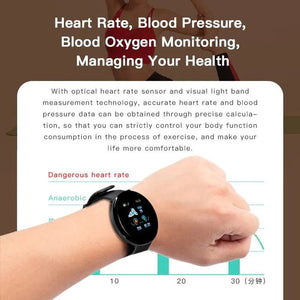 Planet Gates D18 Smart Watch Men Women Smartwatch Blood Pressure Waterproof Digital Watches Sports Fitness Tracker Watch for apple watch band
