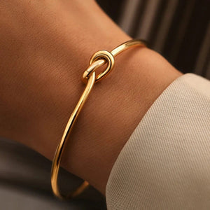 Planet Gates D1835-1 Stainless Steel Bracelets Vintage Men's Fashion Woven Twist Texture Bangles For Women Jewelry Statement Streetwear Goth Gifts