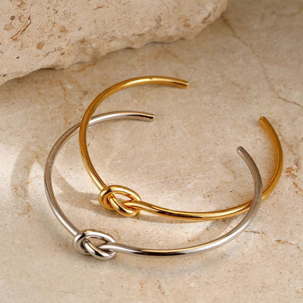 Planet Gates D1835-1 Stainless Steel Bracelets Vintage Men's Fashion Woven Twist Texture Bangles For Women Jewelry Statement Streetwear Goth Gifts