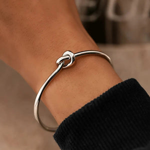 Planet Gates D1835-1 Stainless Steel Bracelets Vintage Men's Fashion Woven Twist Texture Bangles For Women Jewelry Statement Streetwear Goth Gifts