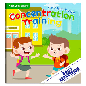 Planet Gates Daily Expression Creative Sticker Book Game Montessori Reusable Multiple Scenarios Cartoon DIY Puzzle Educational Learning Classic Toys For Kids