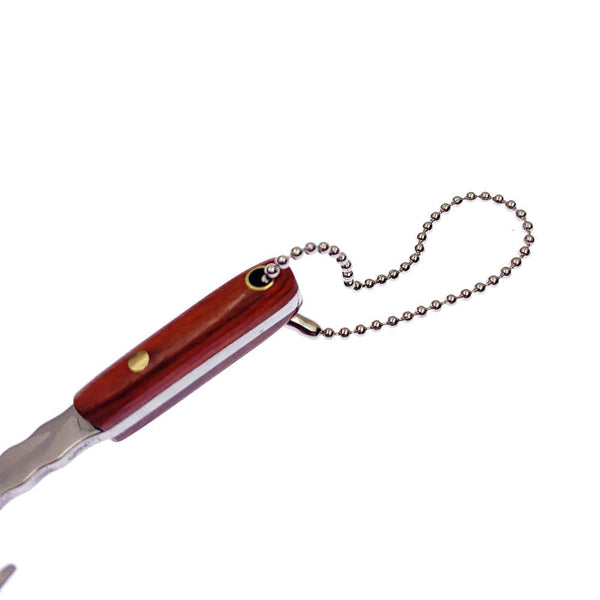 Planet Gates DamascusLeather Case Swayboo Outdoor Camping Mini Axe Stainless Steel Sharp Blade Fixed Keychian Knife Unpacking Express Titanium EDC Tool Outdoor