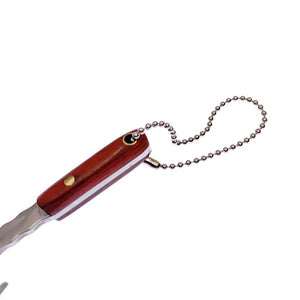 Planet Gates DamascusLeather Case Swayboo Outdoor Camping Mini Axe Stainless Steel Sharp Blade Fixed Keychian Knife Unpacking Express Titanium EDC Tool Outdoor