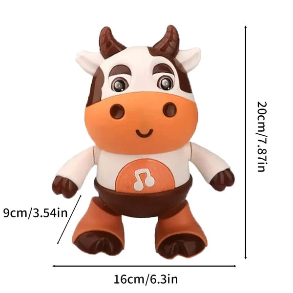 Planet Gates Dancing Cow Musical Toys Movable Baby Cow Toy with Music and LED Lights Baby Toys 6 to 12 Months Children Educational Toys