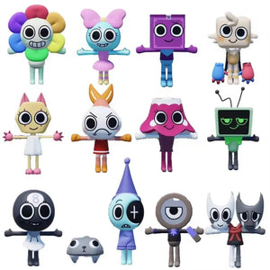 Planet Gates Dandy's World Plush Horror Game Dandy World Scrap Soft Stuffed Plush Toy Cute Boxten Poppys Plushie Pillow Dolls For Kids Gifts