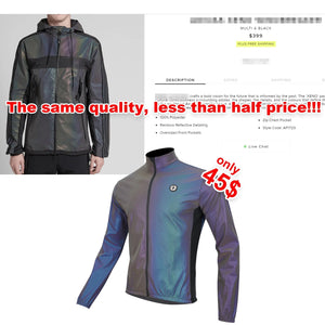 Planet Gates DAREVIE Cycling Jacket Man Winter Rainbow Reflective Windbreak Men Windproof Waterproof Cycling Jacket Men Women Spring Fall