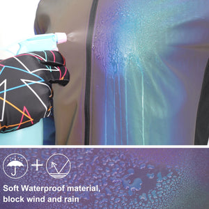 Planet Gates DAREVIE Cycling Jacket Man Winter Rainbow Reflective Windbreak Men Windproof Waterproof Cycling Jacket Men Women Spring Fall