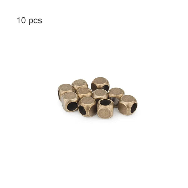 Planet Gates dark 10pcs Brass Small Beads Paracord Umbrella Rope Cord DIY Bead Keychain Bracelet