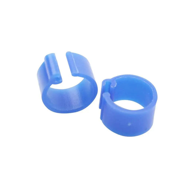 Planet Gates Dark blue / 100 Pcs 100 Pcs Plastic Foot Ring Pigeon Foot Ring 8mm Bird Mark Foot Ring Bird Breeding Pigeon Poultry Feeding Poultry PIGEON FOOT RING