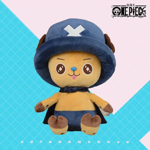 Planet Gates dark blue / about 25cm Original Full Size Anime One Piece Plush Figure Kawaii Luffy Chopper Plush Doll Soft Stuffed Toy kids Birthday Gift Xmas Gift