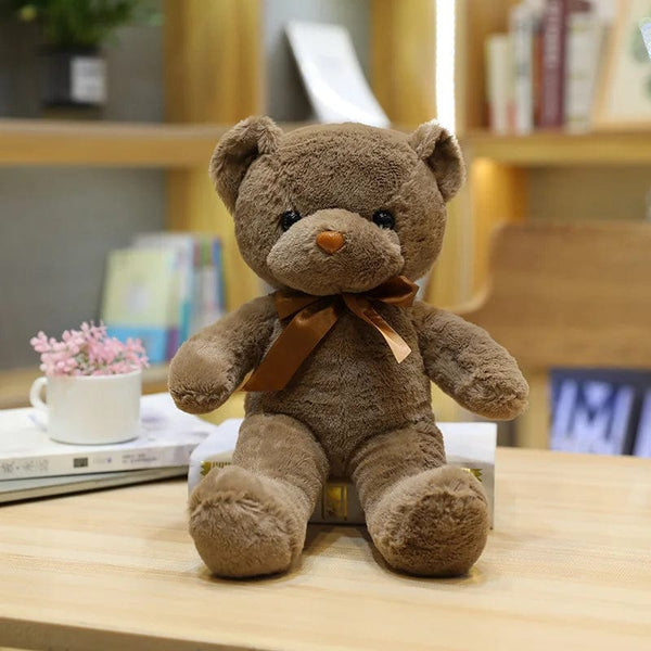 Planet Gates Dark brown / 30CM Cute Teddy Bear Plush Soft Stuffed Bear Animal Toy Plushie Kawaii Cat Baby Sleeping Toys Home Decor For Kids Girl Gifts