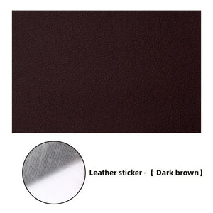 Planet Gates Dark Brown [Car Faux Leather Repair Patch] Self-adhesive Seat Cushion For Car Seat, Motorcycle Sofa, Motorcycle Repair, Electric Car Seat Patch Repair