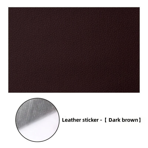 Planet Gates Dark Brown [Car Faux Leather Repair Patch] Self-adhesive Seat Cushion For Car Seat, Motorcycle Sofa, Motorcycle Repair, Electric Car Seat Patch Repair