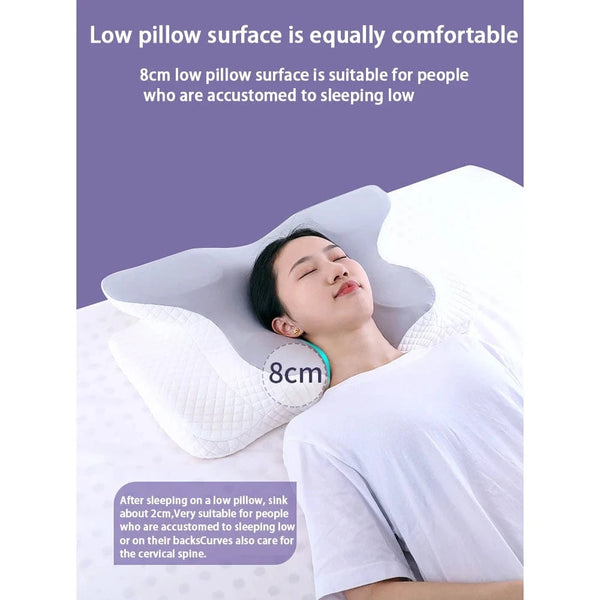 Planet Gates DARK GRAY Memory Foam Pillow, Slow Rebound Neck Pillow, Pain Relief, Sleep Pillow