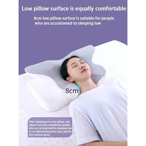 Planet Gates DARK GRAY Memory Foam Pillow, Slow Rebound Neck Pillow, Pain Relief, Sleep Pillow