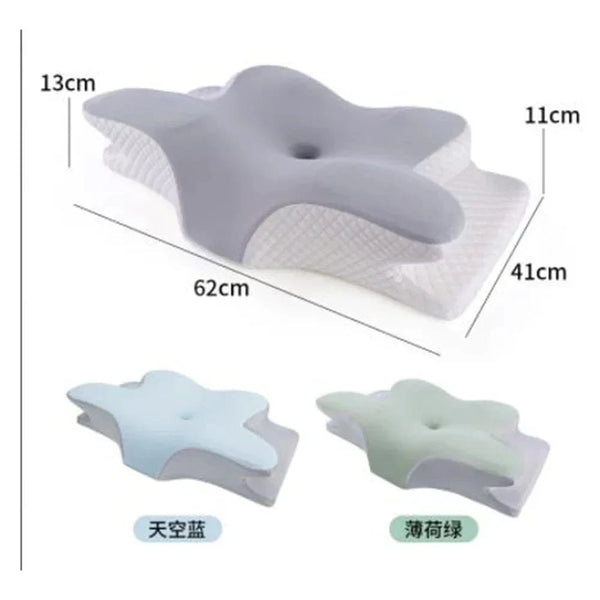 Planet Gates DARK GRAY Memory Foam Pillow, Slow Rebound Neck Pillow, Pain Relief, Sleep Pillow