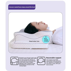 Planet Gates DARK GRAY Memory Foam Pillow, Slow Rebound Neck Pillow, Pain Relief, Sleep Pillow
