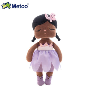 Planet Gates DARK GRAY Original Metoo Doll Full Series Angela Stuffed Doll Curls Angel Fruits Dress Up Wedding Plush Toys Baby Kids Gift